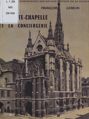 cover image of La Sainte-Chapelle et la Conciergerie